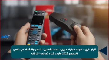 قرار ناري.. موعد مباراة ديربي العمالقة بين النصر والاتحاد في كأس السوبر 2025 وتردد قناة ثمانية الناقلة